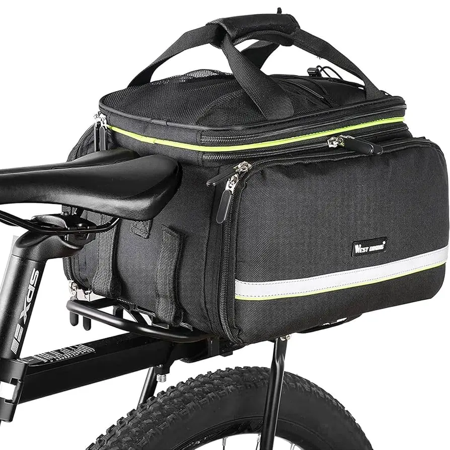 Bicycle sholder bag with adjustable pannier bag