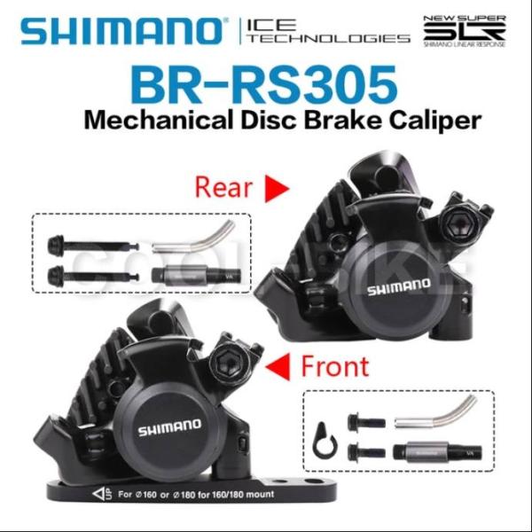 Shimano Mechanical Disc Brake Caliper Shimano BR-RS305-ROAD BIKE