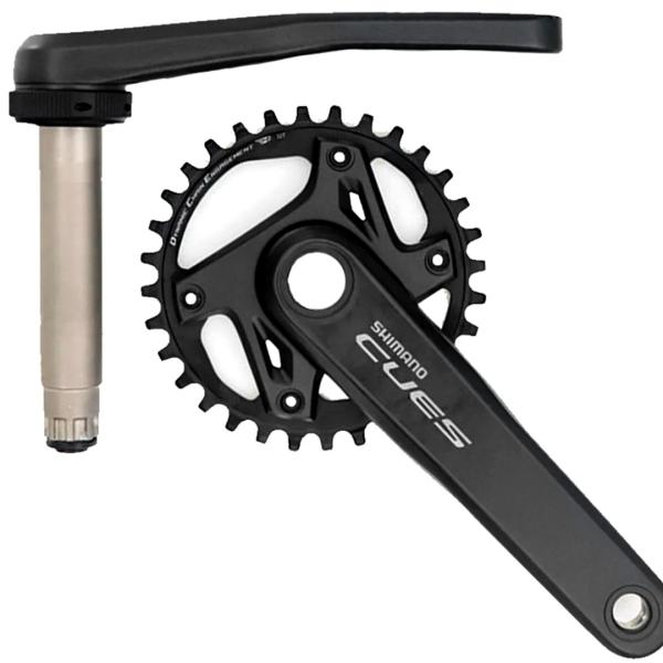 Shimano Cues U6000 Crank Set Single Speed