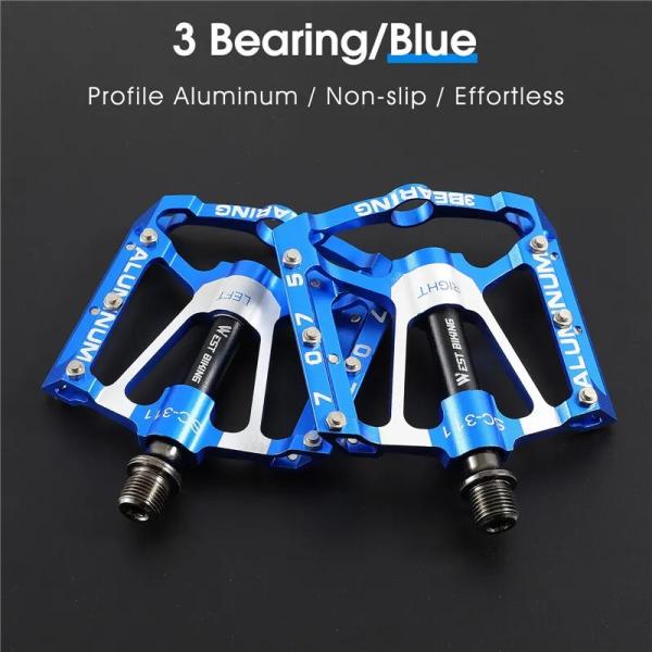 WEST BIKING MTB Bike Pedals Ultralight CNC Aluminum Alloy