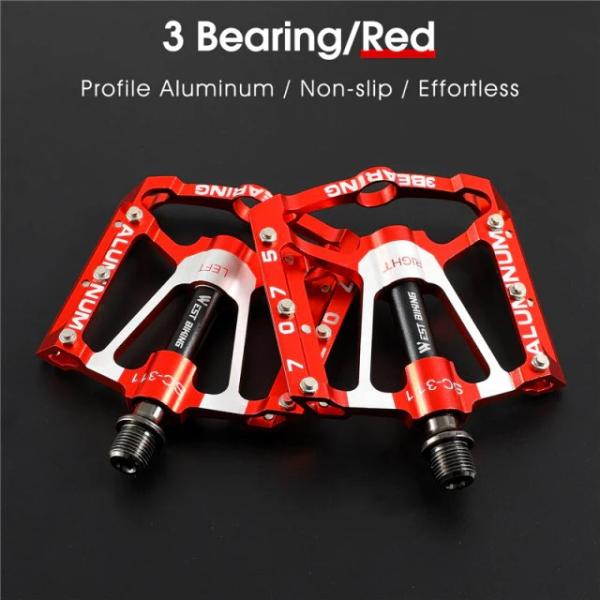 WEST BIKING MTB Bike Pedals Ultralight CNC Aluminum Alloy