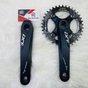 ixf single speed crankset nut system