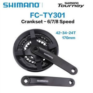 Shimano ty301 crank set 3 speed
