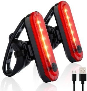 USB Tail light cob red