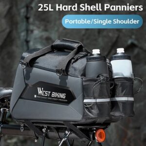 WEST BIKING HARD SHELL PANNIERS BAG [ 25 L ]