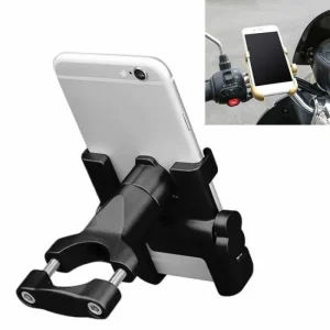 Universal Metal Mobile Holder Phone Mount for Motorcycle, bicycle.