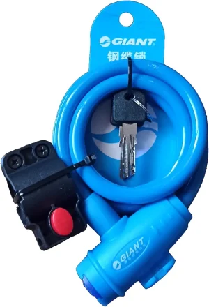 Giant Bike Lock Cable with Keys - Image 2