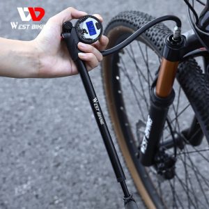 West Biking Mini Pumper With Digital Meter