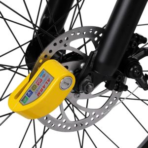 Bicycle alarm disc lock - anti-theft alarm lock